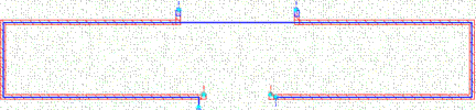 Figure 7: Marchand type balun layout